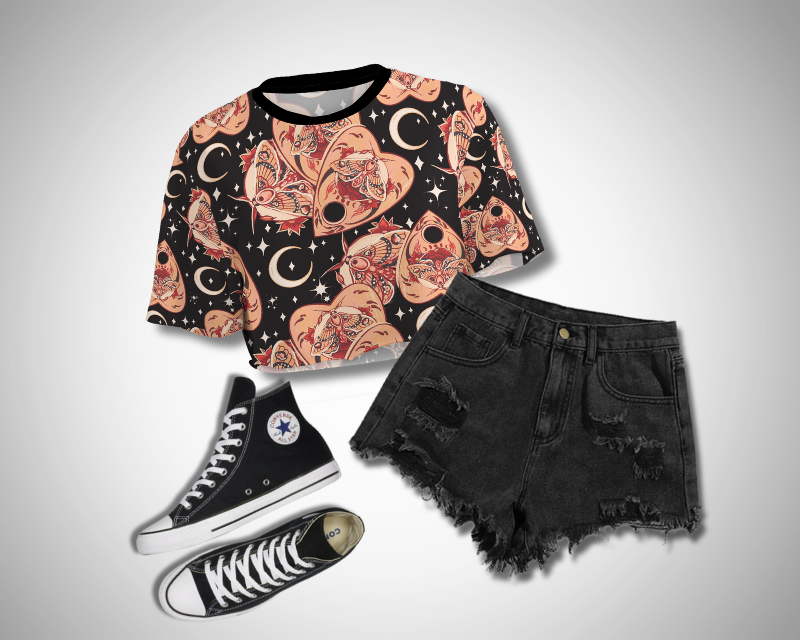 Witchy Vibes Cropped Tee