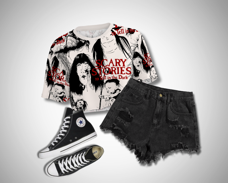Scary Stories Cropped Tee