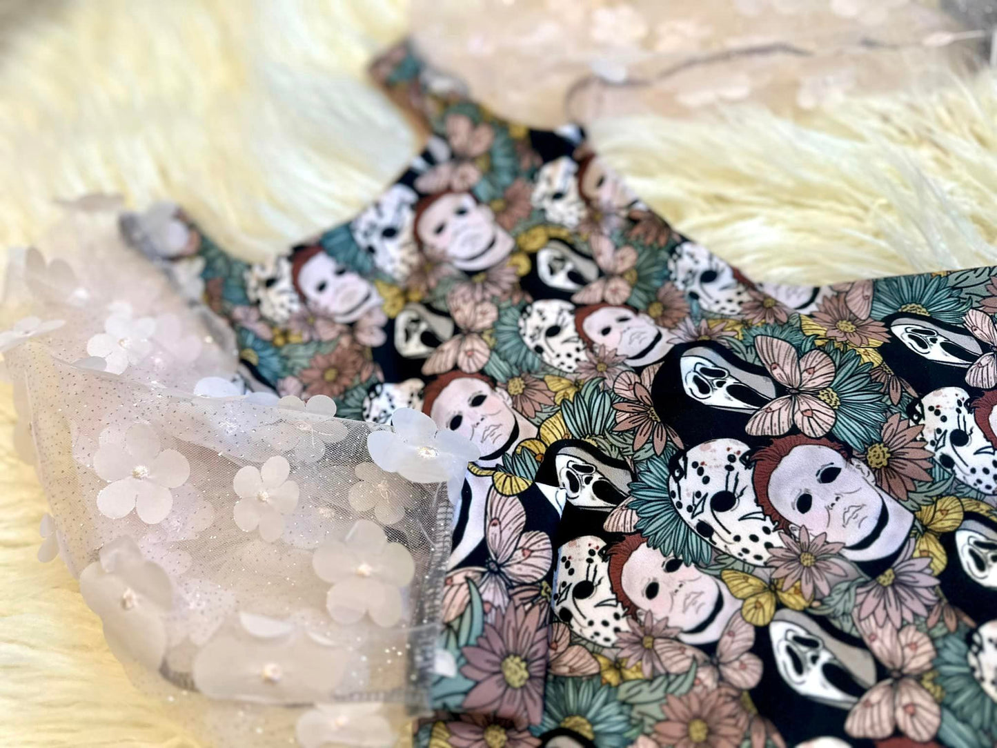 Floral Horror - Children's Romper