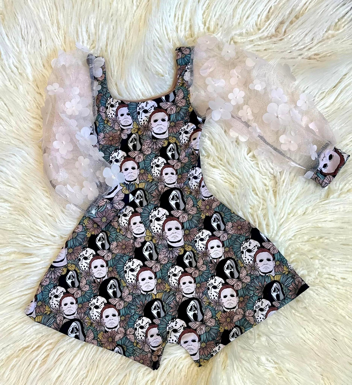 Floral Horror - Children's Romper