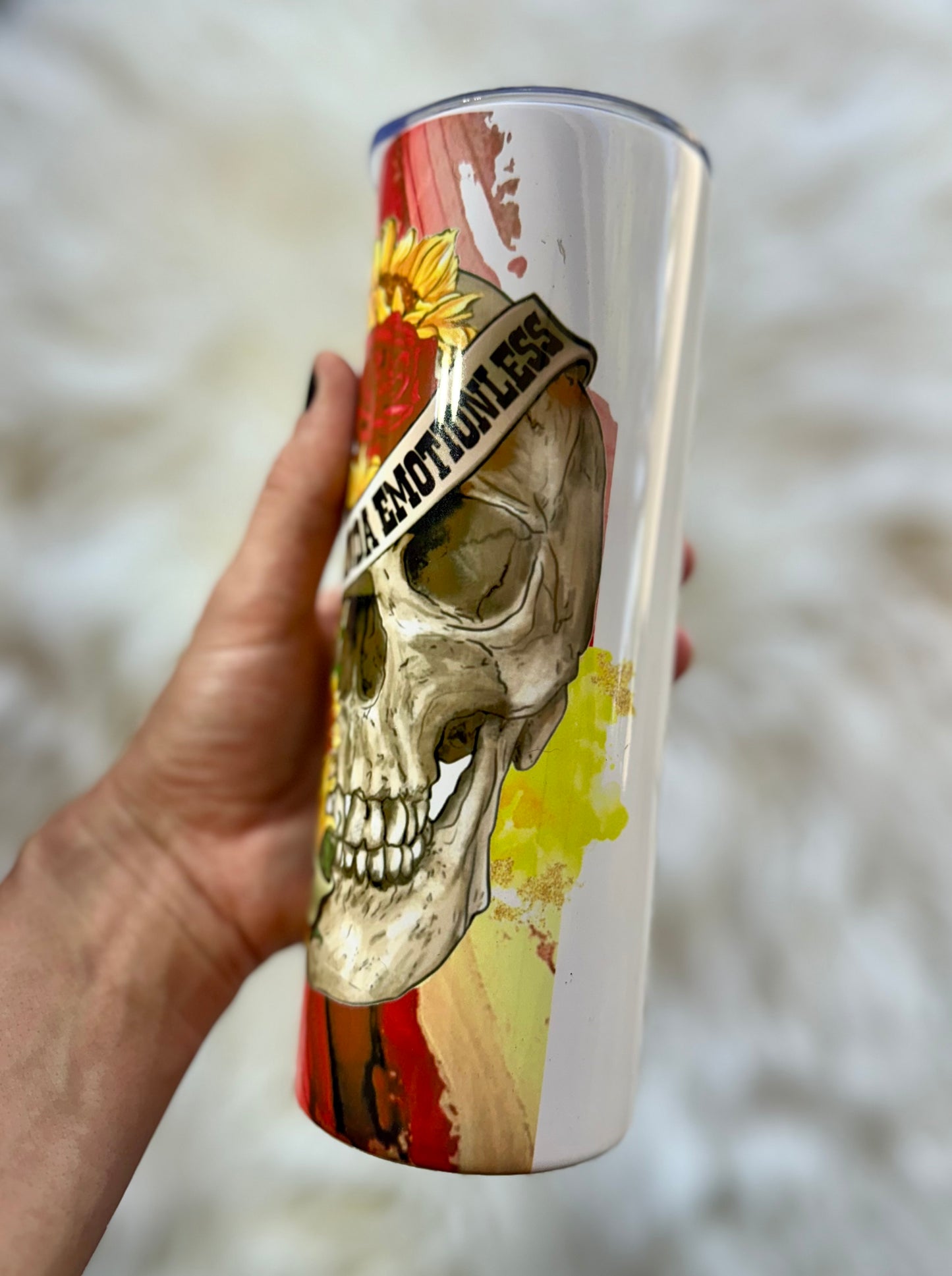 Kinda Emotional, Kinda Emotionless - 20 oz Tumbler