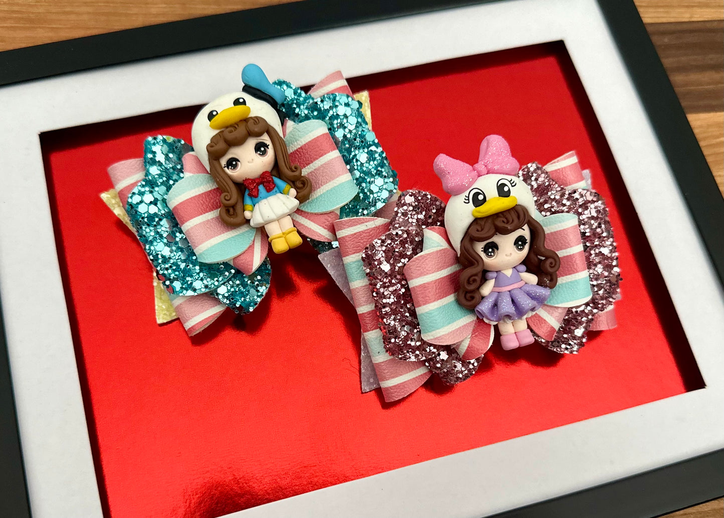 Mr. and Mrs. Duck - Bow Set