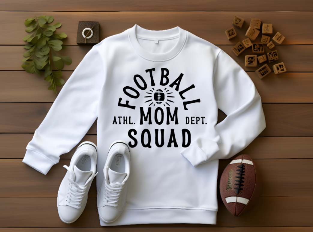 Personalized Football Mom Squad Sweatshirt