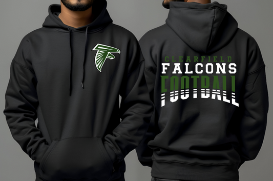 Team Mascot Football Hoodie