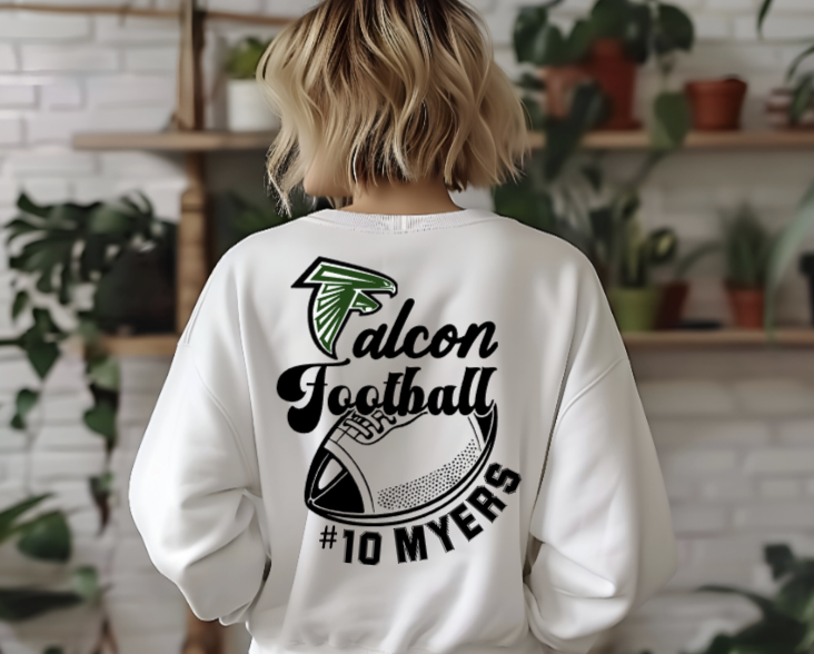 Personalized Football Mom Squad Sweatshirt